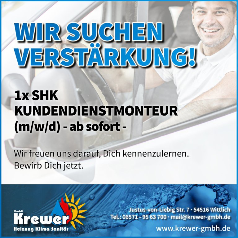 Wir suchen Verstärkung