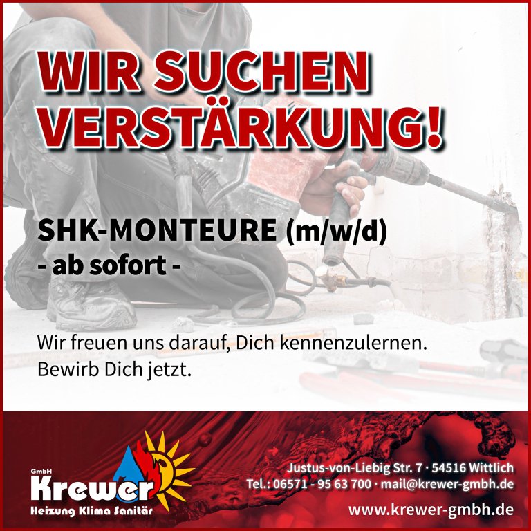 Wir suchen Verstärkung